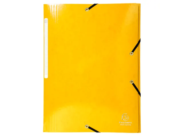 Iderama Elastomap 3 Kleppen Rugetiket Assorti Kleuren Karton