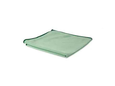 Chiffon microfibre pour verre et métal 40x40cm vert