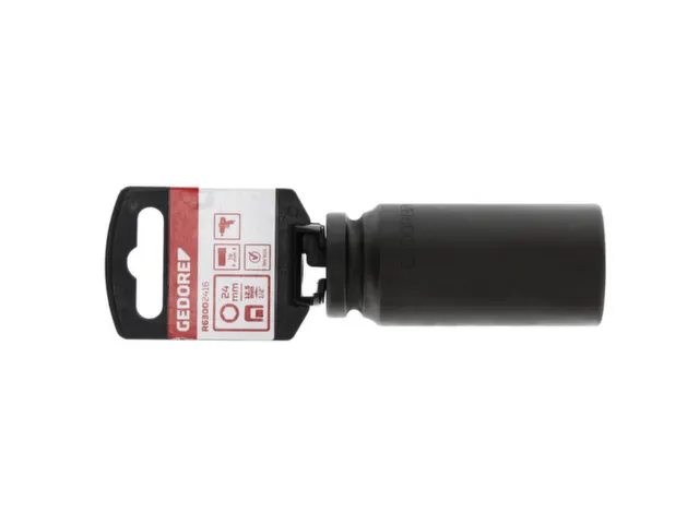 GEDORE R63002416 Schroevendraaierbit 1/2 inch zeskant 24mm lengte 78mm