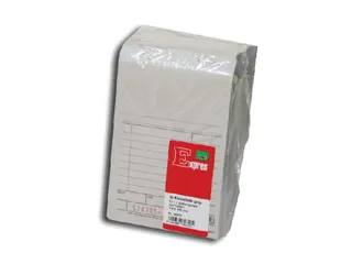 Kassablok Expres met carbon SI-40925 150x110mm 2x50 blad grijs - 1