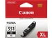 Inktcartridge Canon CLI-551XL Zwart HC