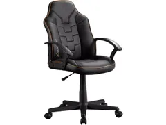 Xrocker Saturn Gaming stoel zwart goud 2023026 tiener PU leer 100kg