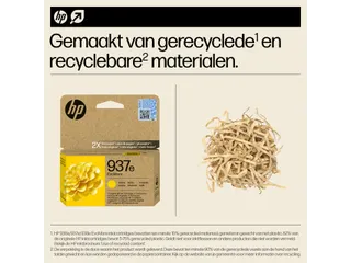 Inktcartridge HP 4S6W8NE 937E Evomore geel - 3