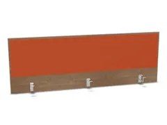 opzetpaneel,v. bureau,aanbouw achter,B 1600mm,NT-cherry,BN3012-oranje
