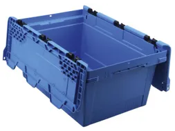 Euronorm-herbruikbare bakken,HxLxB 199x600x400mm,PP,blauw