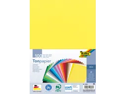 Knutselpapier Folia A4 100vel 25 kleuren