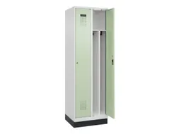 locker voor scheiding van kleding,HxBxD 1950x600x500mm,2vak