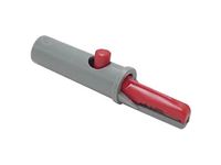 Geisoleerde Krokodillenklem 4mm 6a / Rood (ak 10)