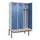 locker met bank,voor scheiding van kleding,HxBxD 2120x1200x815mm,3vak