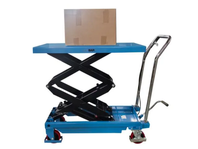 mobiele schaarheftafel,draagverm. 350kg,platform LxB 910x500mm