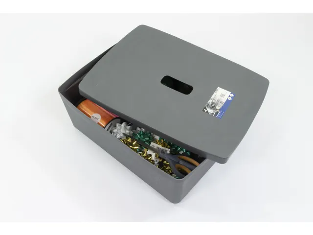 Couvercle Kangaro M PP anthracite pour boîte de rangement de 20/28 li
