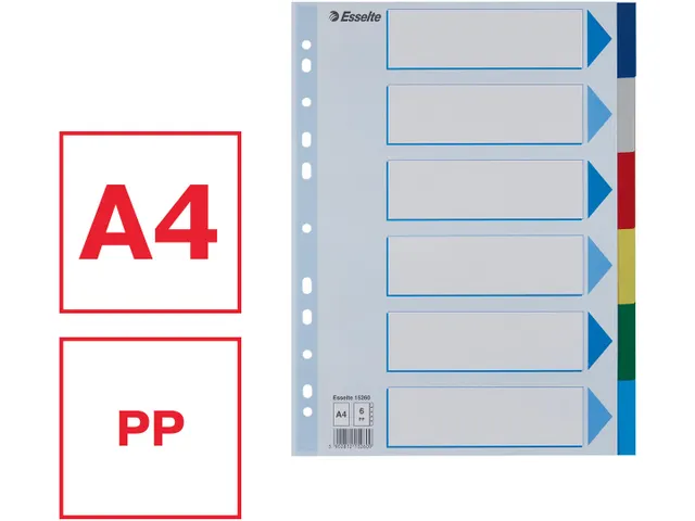 Esselte Tabbladen 6 Tabs