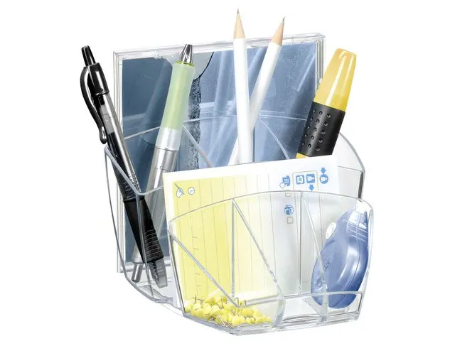 Multipot à crayons Ice Black 580i transparent