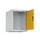 opzetkast,v. locker,1vak.,vak B 400mm,HxBxD 500x400x500mm,cilinderslot
