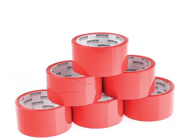 Verpakkingstape rood 48mmx46m