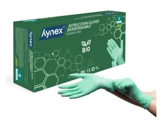 Handschoen Hynex nitril Bio S groen 3.5gr 100 stuks - 1
