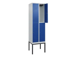 dubbeldekse locker,HxBxD 2120x600x500mm,2x2vak.,vak B 300mm - 2