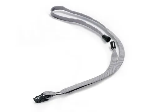 Textielkoord Durable 8119 Met Klem Grijs Pak a 10 stuks