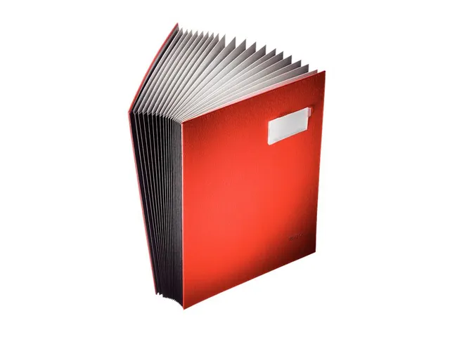 Vloeiboek Leitz 5700 rood 20 vakken
