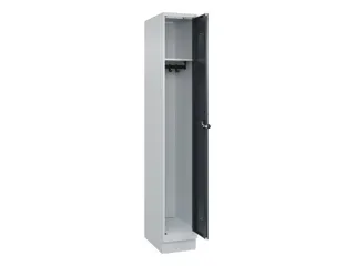 locker,HxBxD 1950x300x500mm,1vak,vak B 300mm,draaigrendel,sokkel - 2