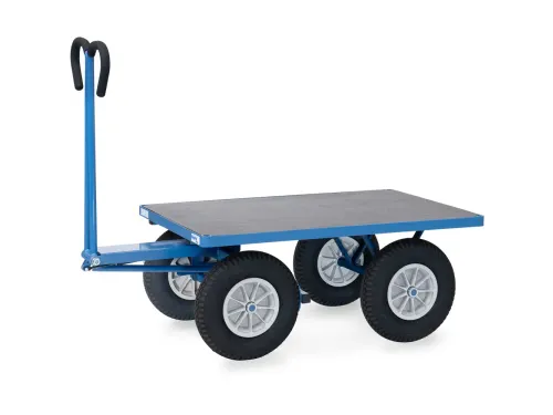 Handtrekwagen 6404P 750kg 1200x800mm polyurethaan wielen