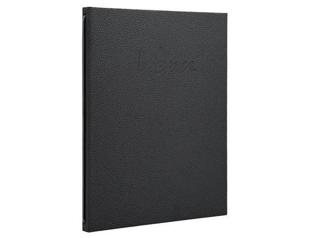 Menukaart Securit Signature A4 zwart