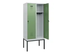 schoollocker,HxBxD 1950x800x500mm,2vak,vak B 400mm,draaigrendel