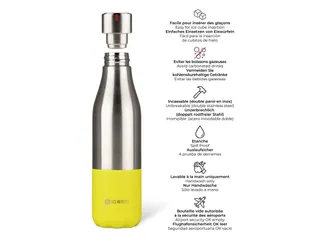 Thermosfles Les Artistes Paris 500ml Split Geel - 2