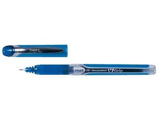 Rollerpen Pilot Hi-Tecpoint V7 Grip 0.7mm Medium punt Blauw - 1