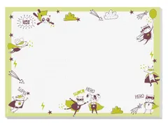 Bureauonderlegger Sigel Little Heroes A3 30 vel 80gr