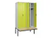 locker voor scheiding van kleding,HxBxD 2120x1200x815mm,4vak