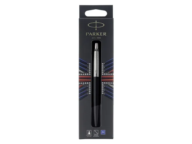 Balpen Parker Jotter Bond street black CT medium op blister