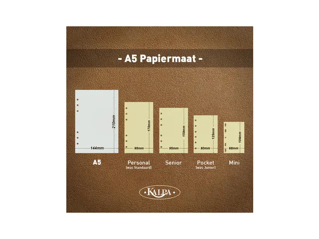 Agendavulling 2026 Kalpa A5 7dagen/2pagina's