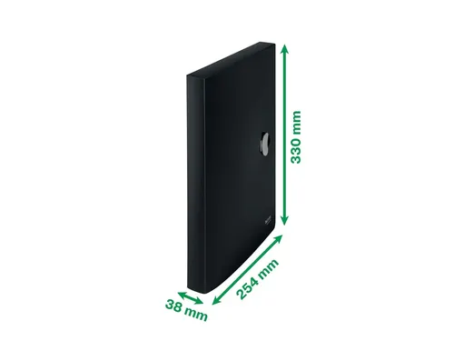 Documentenbox Leitz Recycle A4 PP zwart