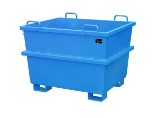 Universele Stortgoedbak Blauw Heftruck Kraantraverse 955x1040x1200mm - 1