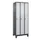 locker,HxBxD 1950x750x500mm,3vak,vak B 250mm,draaigrendel,voeten