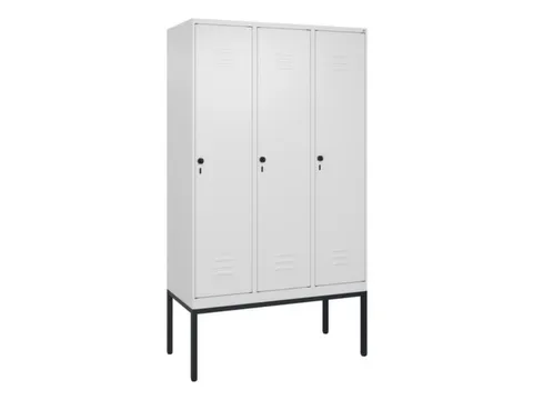 locker voor scheiding van kleding,HxBxD 2120x1200x500mm,3vak