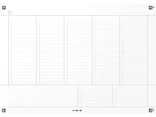 Essentials taksmanager weekplanner 120blz A4 aqua - 4