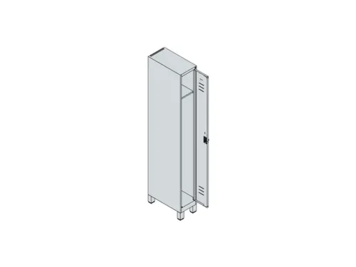 locker,HxBxD 1950x250x500mm,1vak,vak B 250mm,cil.-slot,voeten