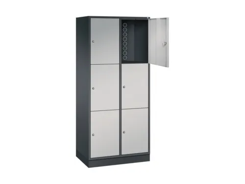 grootvolume-lockersysteem,HxBxD 1950x820x500mm,2x3vakken,cil.-slot