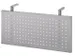 zichtscherm,v. bureau,HxB 350x750mm,zilverkleurig
