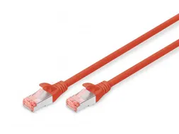 CAT 6 S-FTP-patchkabel Cu LSZH AWG 27/7 Lengte 3m Rood