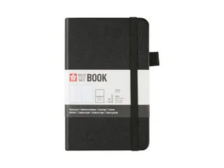 Notitieboek Sakura hard cover pocket lijn zwart 90x140mm - 5