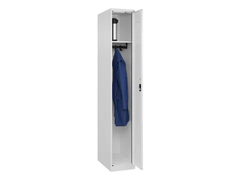 locker,HxBxD 1850x300x500mm,1vak,vak B 300mm,cil.-slot,staand op vloer