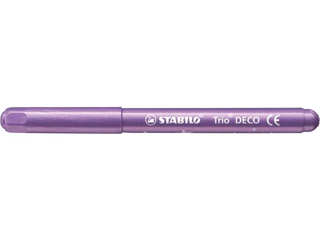 Feutre STABILO Trio Deco Metallic assorti étui 8 pièces