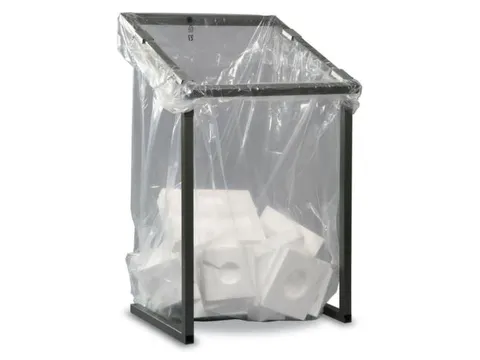 Groot Volume Afvalverzamelaar 1000 Liter Zwart 950/1230x730x685