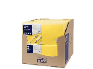 Tork 477862 Soft Lunchservet Advanced Geel 33x33cm - 3