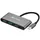 Usb-C naar 3-voudige Usb 3.0 Converter 136-03 aluminium behuizing