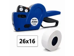 Etiket voor Sato Judo Food 26x16 mm wit permanent