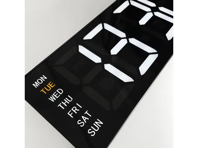 Wandklok NeXtime Super Digi 38,8 x 12,9 cm